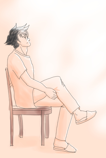 単色イラスト　鴻鳥サクラ